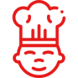 red-chef-inspired-icon