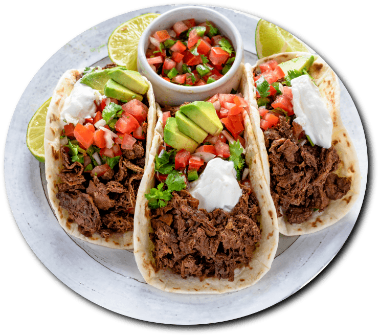 taco-on-plate